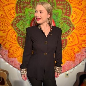 Vintage Leopard/Cheetah print blazer